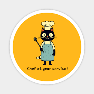 Chef at Your Service Magnet